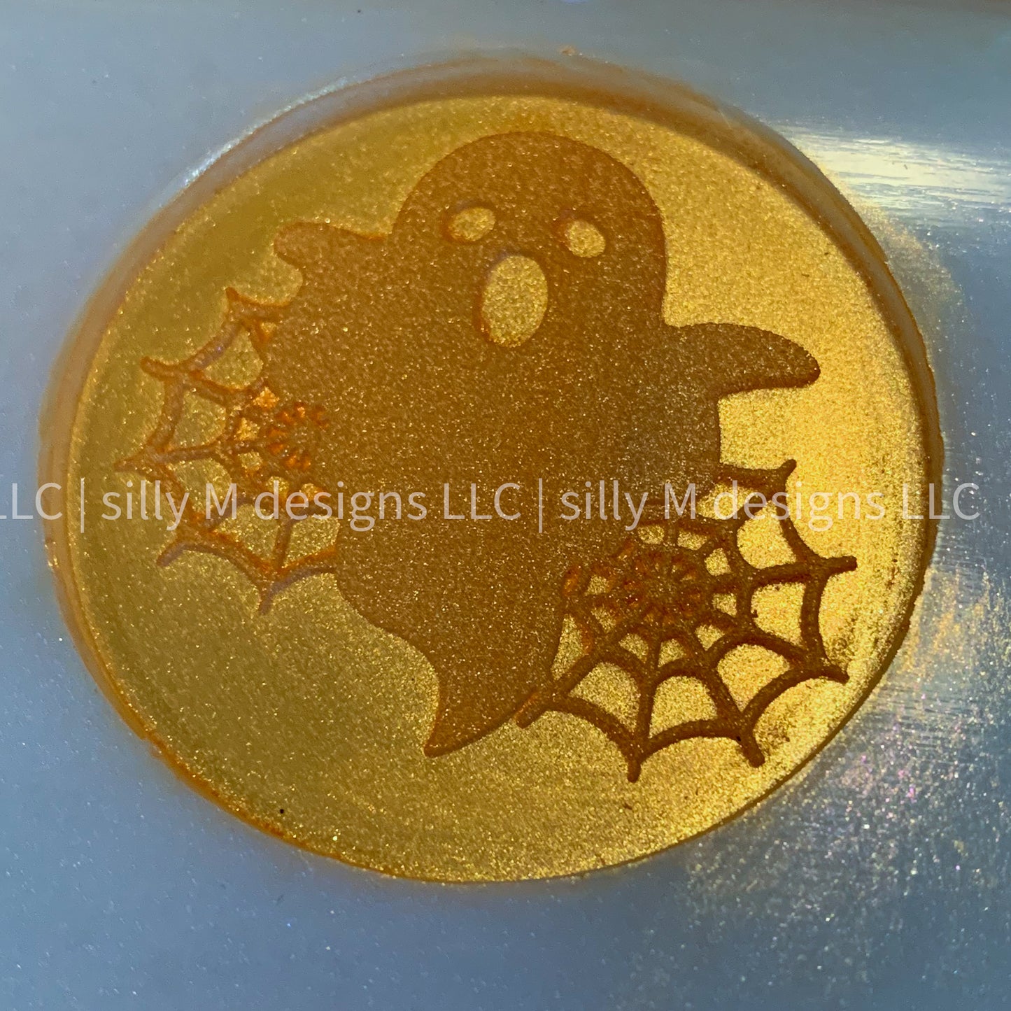 Cute Ghost Grippie/Badge Reel Silicone Mold
