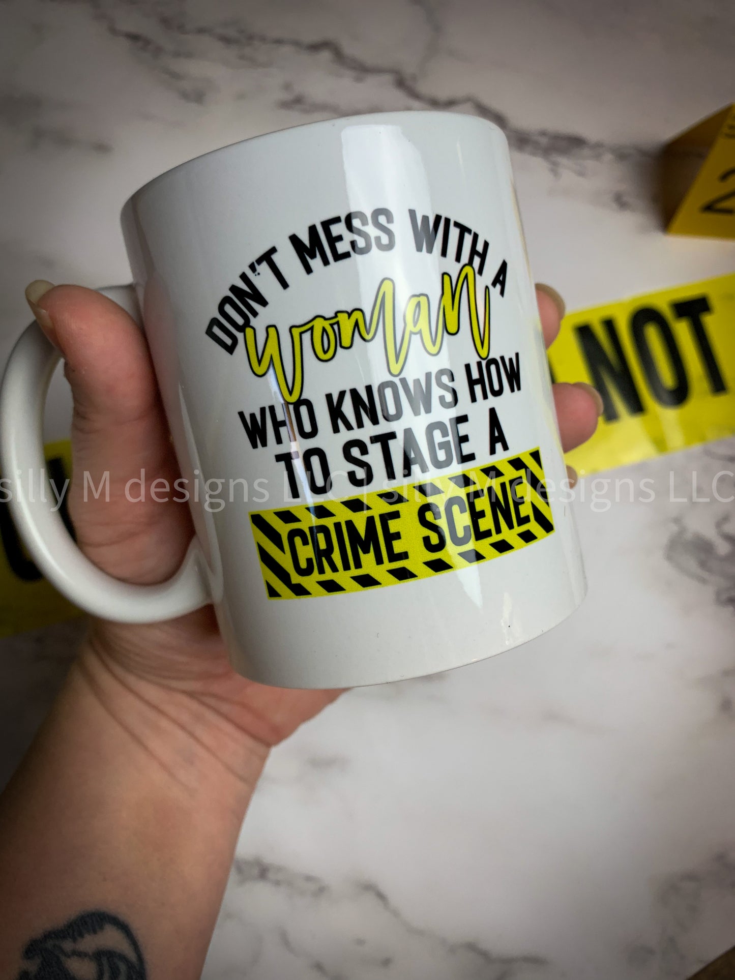 Stage a Crime Scene Coffee Mug | 11 ounces
