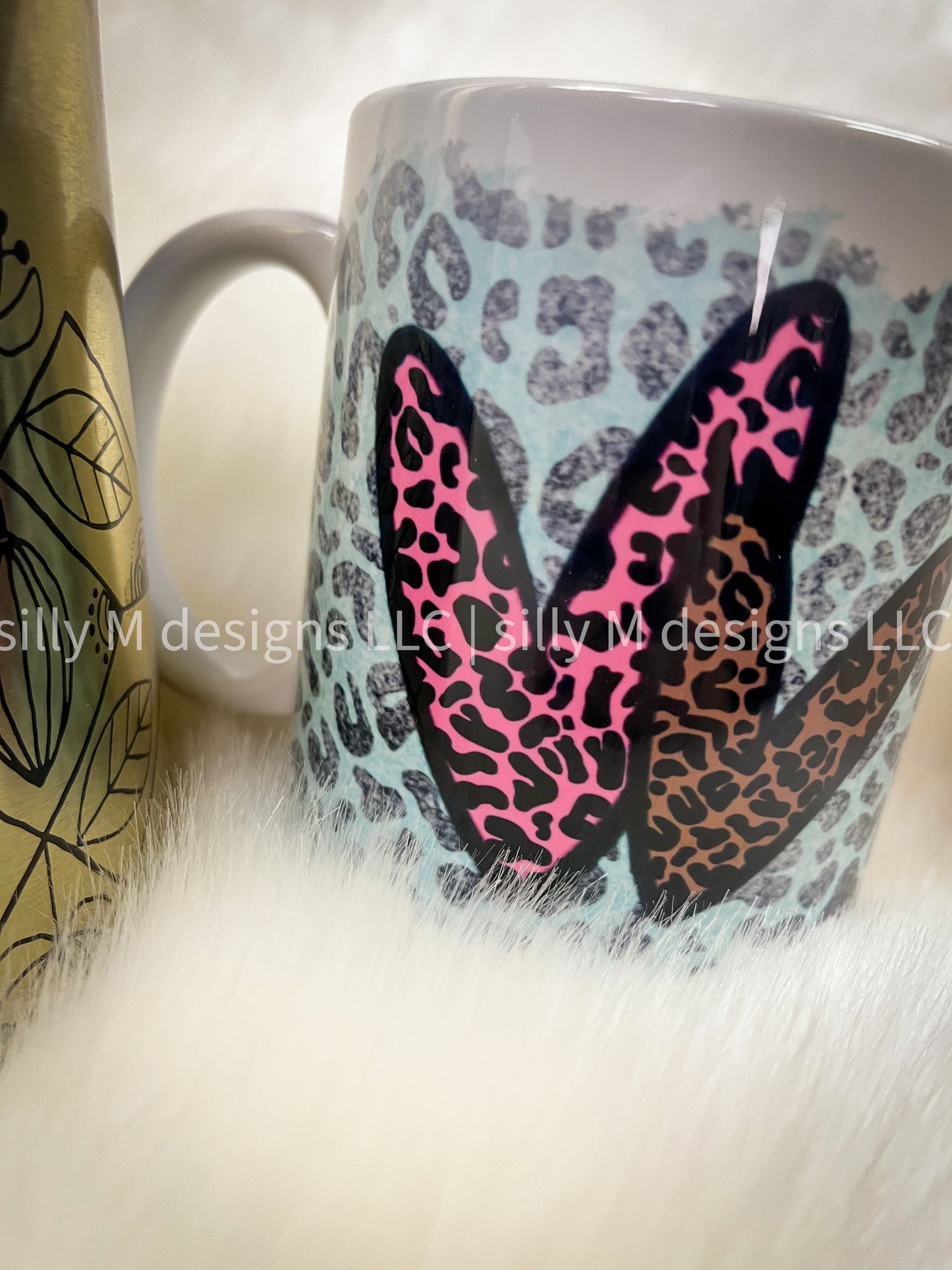 Leopard Hearts Coffee Mug | 11 ounces